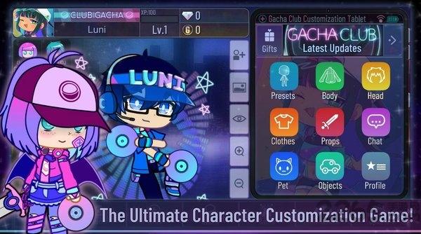 gacha club加查俱乐部2024最新版本下载,加查俱乐部,换装游戏,经营游戏