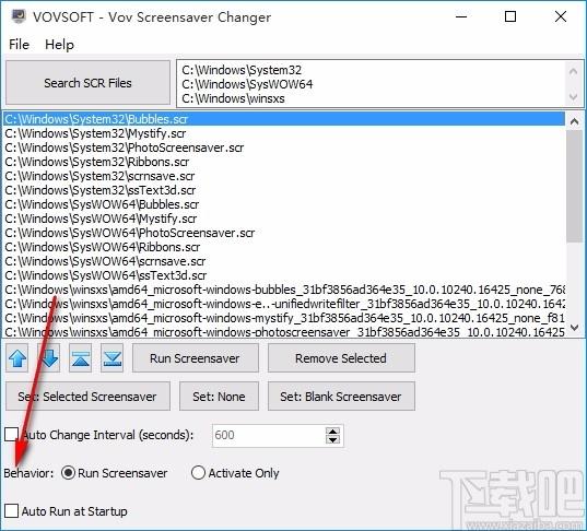 VoV Screensaver Changer下载,自动更换屏保软件