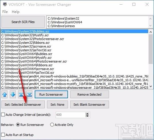 VoV Screensaver Changer下载,自动更换屏保软件