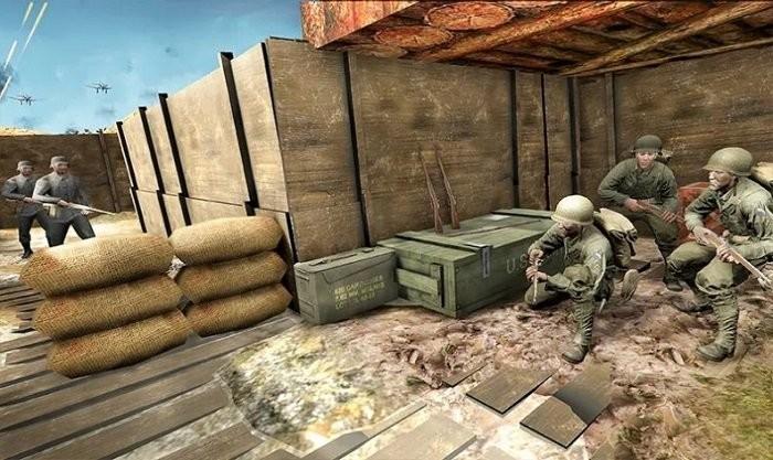 二战陆军游戏(D-Day World War 2 Army Games)下载,二战陆军,二战游戏,射击游戏